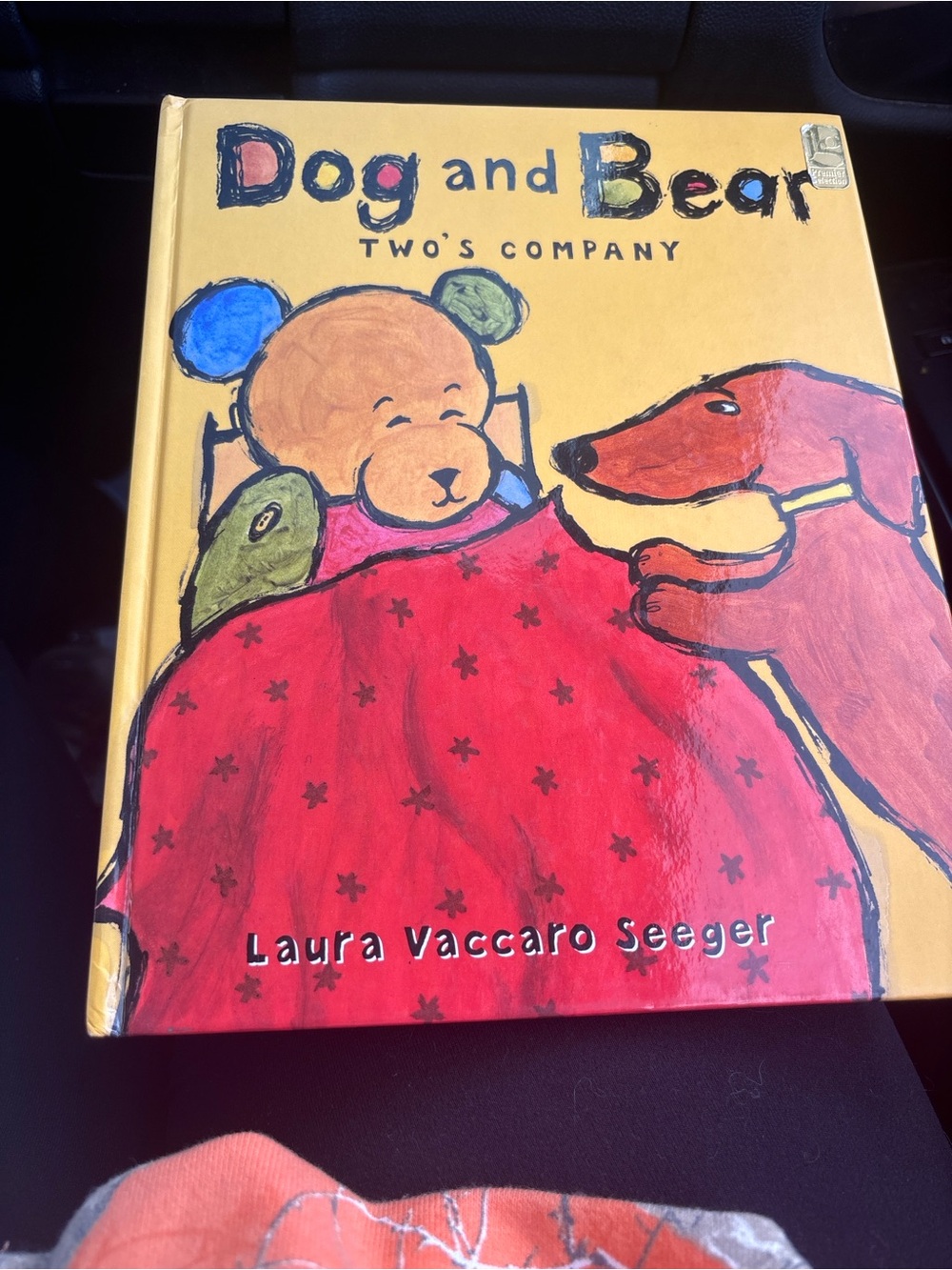 Dog and Bear: Two's Company Children's Board Book - Yellow/Red